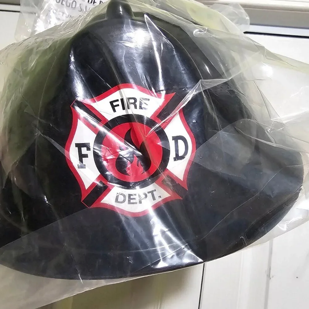 Wild Firefighter Girls Costume 4-6 Dress Helmet Hat Halloween Kid Fire Uniform
